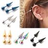 Women Men Round Ball Spike Earrings Stainless Steel Earrings Stud Earrings Punk Gothic Jewelry Gifts for Earrings Lovers