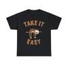 Take It Easy Sloth Graphic Tee Shirt, S-5XL