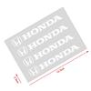 For Honda 4x Car Styling Door Handle Stickers Tire Rear View Mirror Decals For Honda Civic Fit Jazz Accord Pilot Passport Stepwg