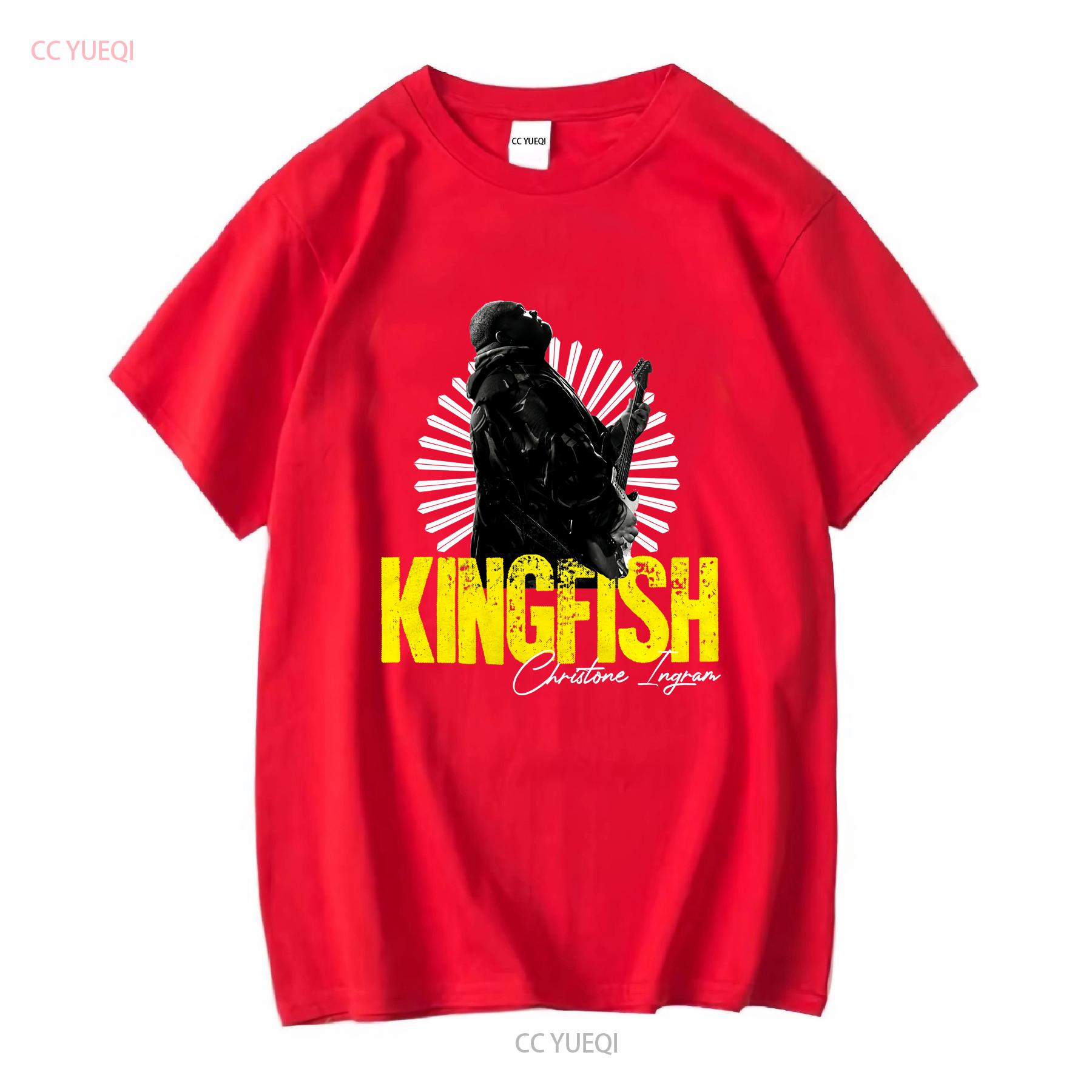 Kingfish Christone Ingram Футболка Мужская S Круглый вырез Черная Длинный рукав винтажная Вываренная Стильная Мягкая Универсальная S