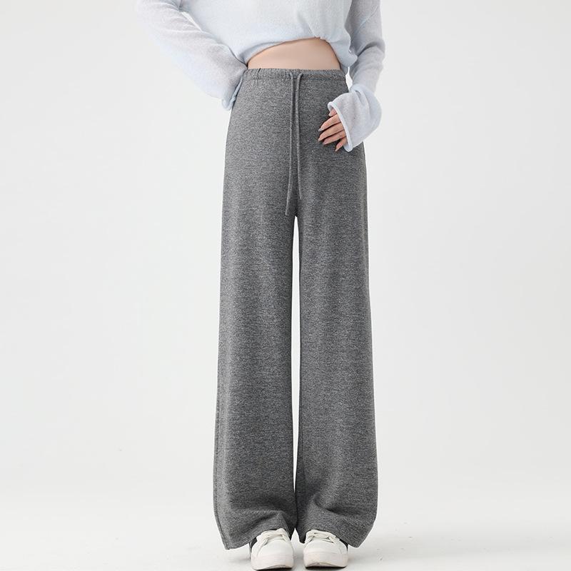 Spring 2025 Korean Maternity Wide-Leg Pants