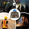 2pcs foldable Hard Hat Sun Shade Full Brim Neck Shield High Visibility Full Brim Mesh Sun Protection Reflective sunshade