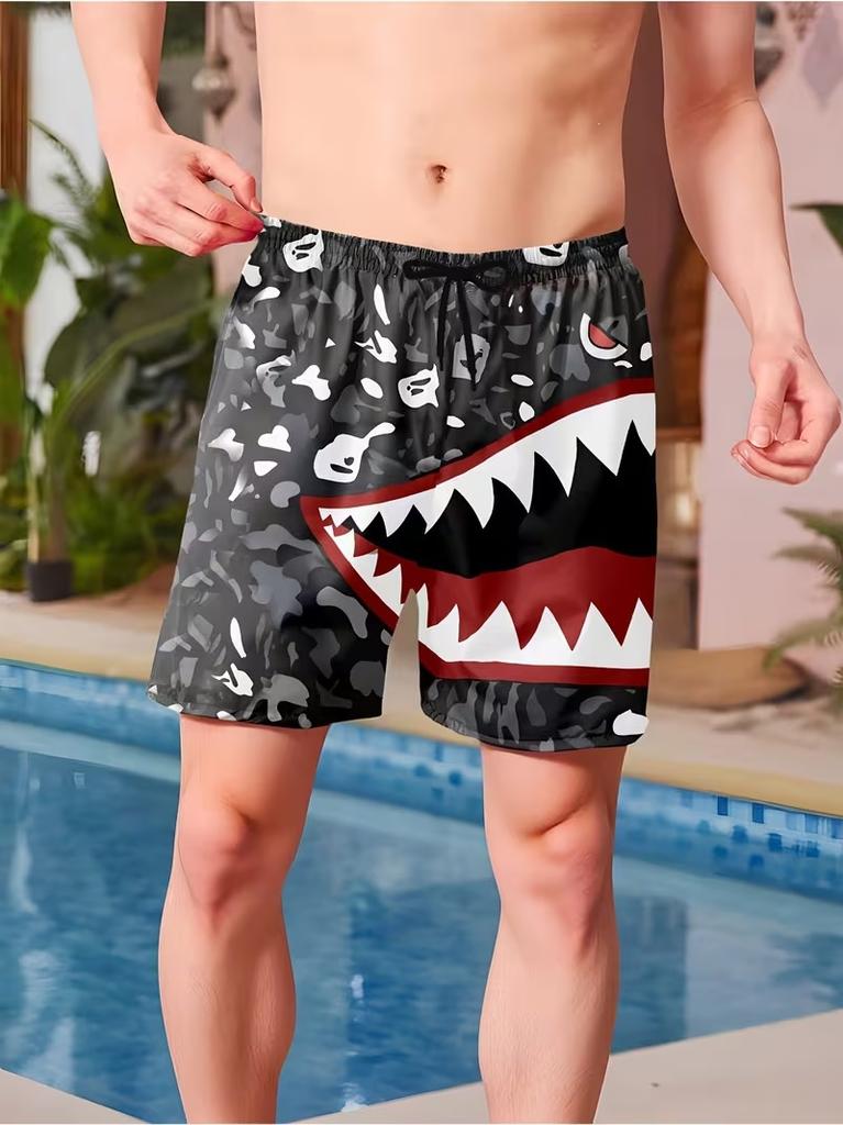 2026 Estate Caldo Americano Trendy Marca Sportivo Casual Stampa Digitale 3D Pantaloncini da Basket Unisex Stile Ampio