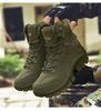 Men's High-Top Tactical Desert Combat Boots - Plus Velvet, Warm, Large Size Outdoor Snow Boots
