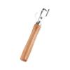 Pointed Head Wooden Handle Can Opener Manual Lid Remover Kitchen Gadgets Bottle Opener  Bar