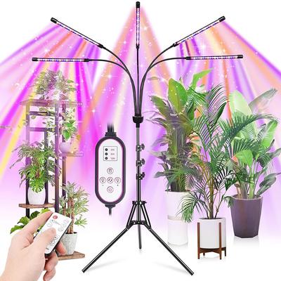 Lumină de creștere cu LED USB DC5V cu spectru complet, cu temporizator, lămpi fito pentru birou, pentru plante VEG de interior, cutie de creștere, răsaduri