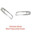Car Upgrade Chrome Car Accessories Plated Rear Fog Lamp Cover Trim Paste Style For Toyota Corolla Altis 2014 2015 2016 2017