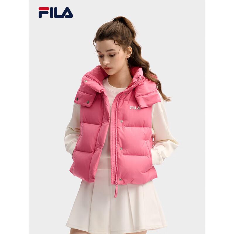 FILA Women s Hooded Down Vest L