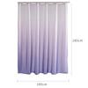 Gradual Change Digital Printing Shower Curtain, Waterproof Bathroom Curtain, Polyester Thickened Shower Cover Bathroom Curtain