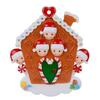 Christmas Gift Personalized Xmas Pendants Family Christmas Hanging Ornament Wooden Biscuit House