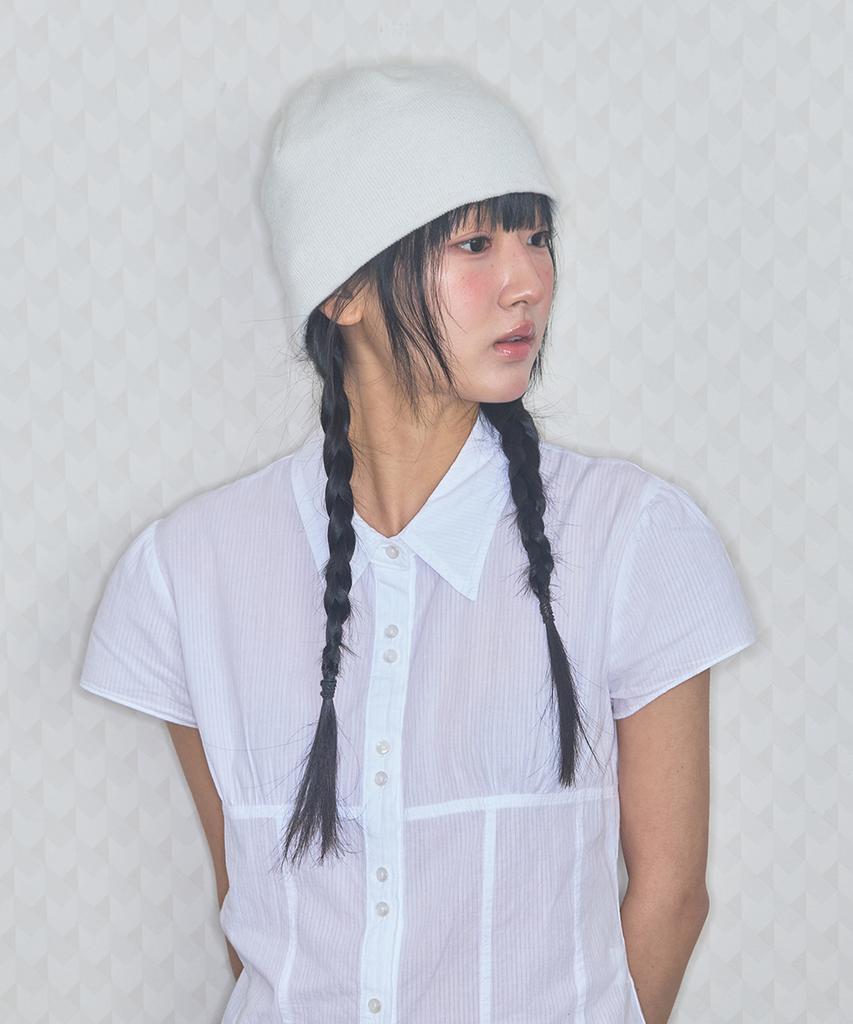 Kiibi Boki Pocket Beanie White