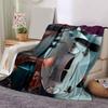 1pc Cars Pop Art Style Flannel Blanket Soft Warm Throw Blanket for Bedroom Living Room Bed Travel Camping Picnic Gift. M730013