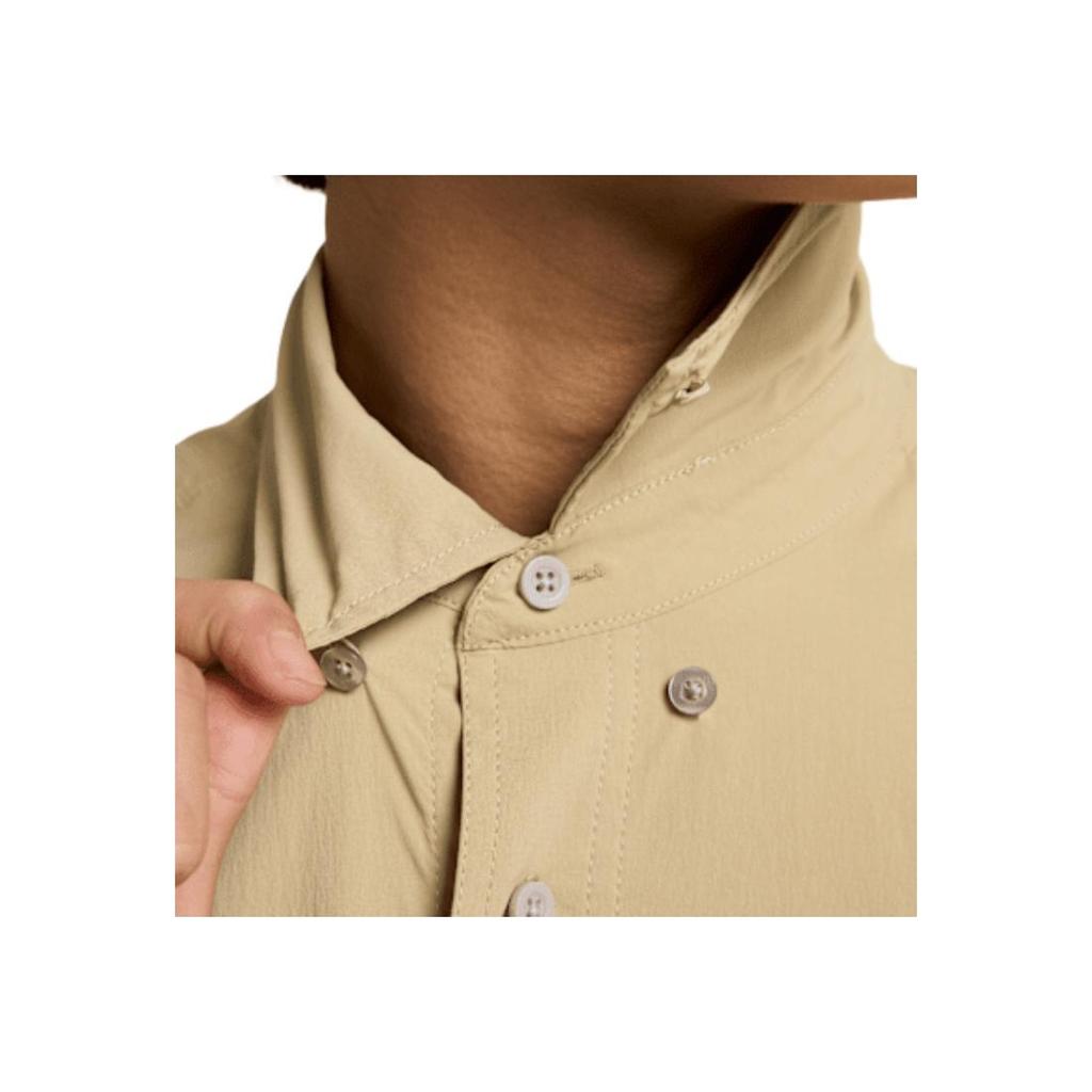 Nike ACG Series Orb Weaver Fashion Comfortable Versatile Long Sleeve Multi-Pocket Shirt Men Shirts Beige HJ2466297