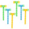 Ibasenice Mini Inflatable Hammer Toy, 6-Piece Set, for Kids, with Pikopiko Sticks