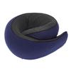 Neck Pillow Foldable Breathable Polyester Fiber Portable Memory Foam Travel Neck Pillow Navy Blue