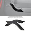 1Pair Interior Door Grab Handle Inserts Cover Trim Replacement 1RC72JAHAD 1RC72JAHAE Left Right Side for 2011-2018 Jeep Wrangler JK (Black)