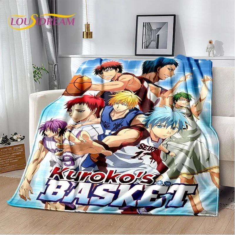 Animacinis Kuroko krepšinio anime pledas, minkštas apklotas namams, miegamajam, lovai, sofai, iškylai, kelionėms, biurui, vaikams