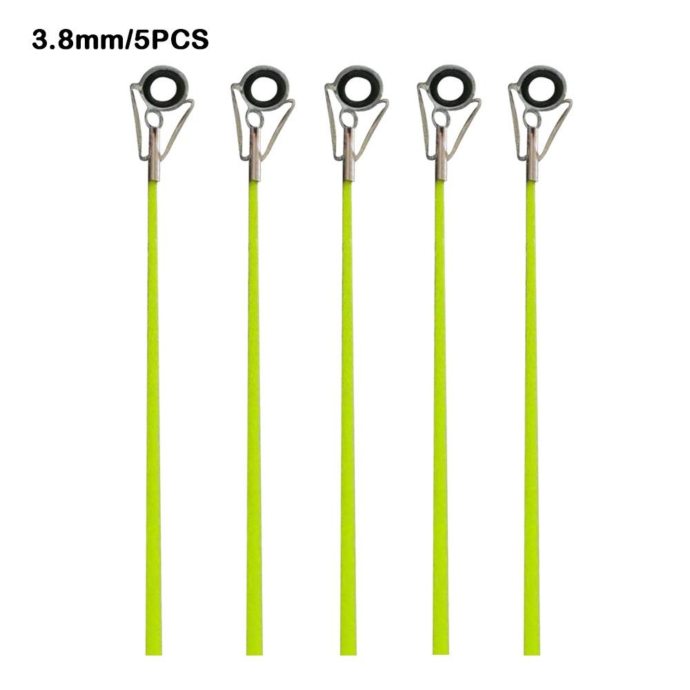 2025 Mit Spitzenring Angelrutenspitze Einziehbar 40cm Kohlefaser Winter Spinnfischen Fiberglas Angelrute Eisangeln