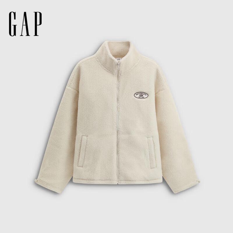 

Женская куртка Gap из искусственной овчины на молнии со стойкой XL