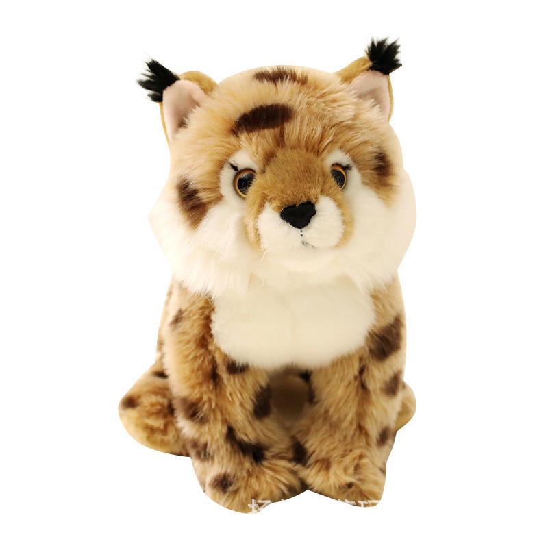 INS Style Wild Animal Plush Toy: Lynx, Lion, Lemur, Owl Doll - Creative Gift