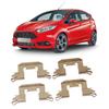 Front Brake Pad Shims 4 Piece Fitting Kit for Ford Fiesta MK7 2008-2017 Direct Fit LX0507 MBA1772 109 1772 KIT1158