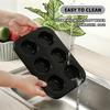 Carbon steel Muffin Pan Nonstick Cupcake Pan Muffin Tray Cake Pastry Pudding Mold Baking Pan Bakeware DIY Cupcake Muffin Mould