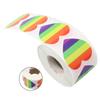 3.8cm/1.5inch Sticker 500 Piece Adhesive Paper Hot Sale Rainbow