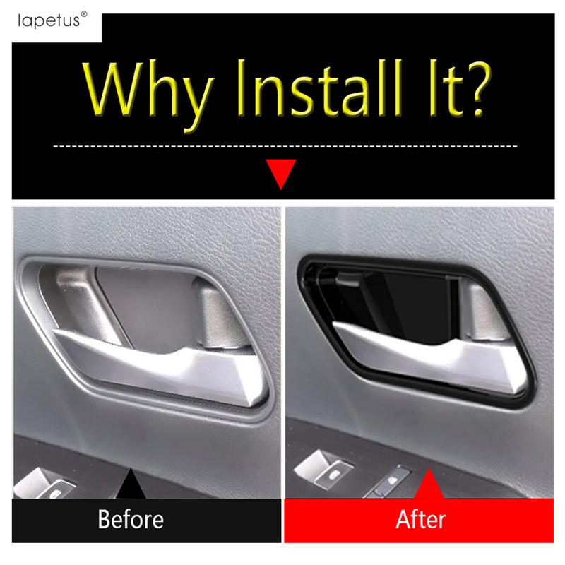 For Nissan Kicks 2017 -  Central Control Middle Air AC Outlet Vent Warning Lamp Frame Cover Trim Stainless Steel Accessories