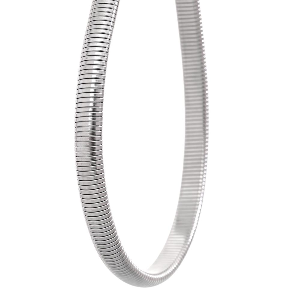 

Yhpup Width 6mm High Quality 316L Stainless Steel Thicker Metal Cuban Chain Collar Necklace Statement 18K Plated Jewelry Gift