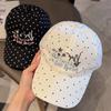 Cotton Embroidered Baseball Cap For Women And Men With Sun Protection For Summer Casual Wear