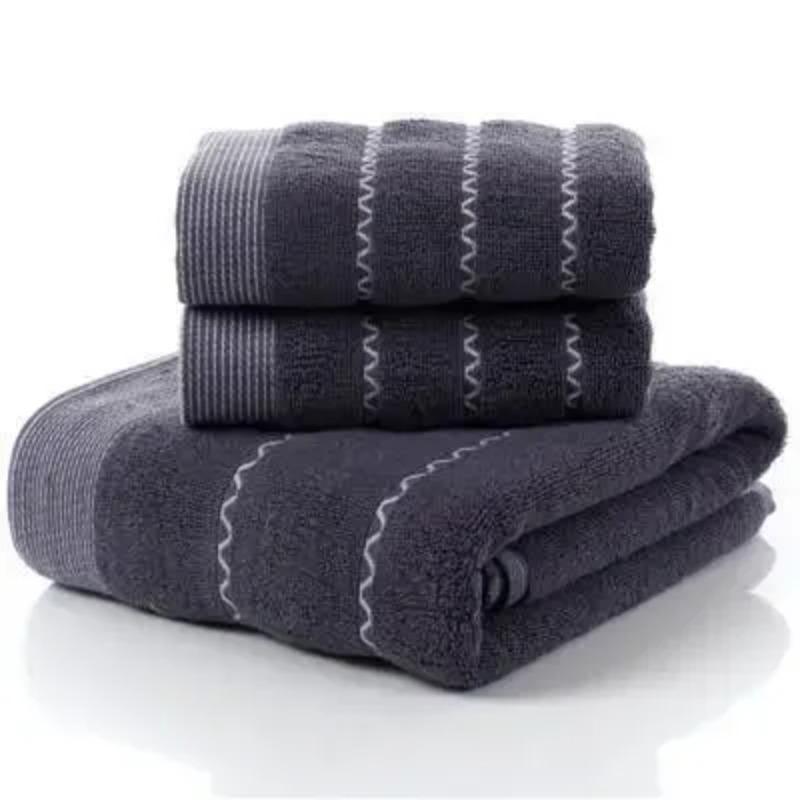 100% Bamboo Fiber Bath Towel 3-Pce Set,Bamboo Green Adult Sports Towel,Three Towels Totaling 35Cm X 75Cm * 2 And 70Cm X 140Cm *1
