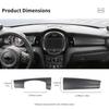 Car Dashboard Decorative Shell ABS Leather For Mini Cooper F55 F56 F57 2014- Center Console Decorative Shell Car Accessories