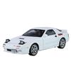 1/32 Initial D Mazda RX7 Alloy Diecast Toy Car Models with Sound Light Scale Model Car Toys for Kids Birthday Collectible Gifts