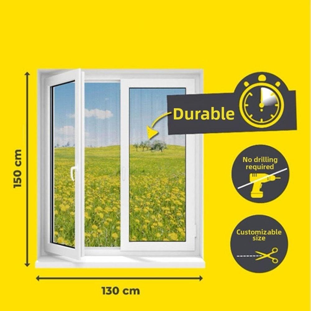 Verstellbare Größe Fenster Fliegengitter Insektenschutz Fenstergitter Abdeckung für Wohnungsgebrauch