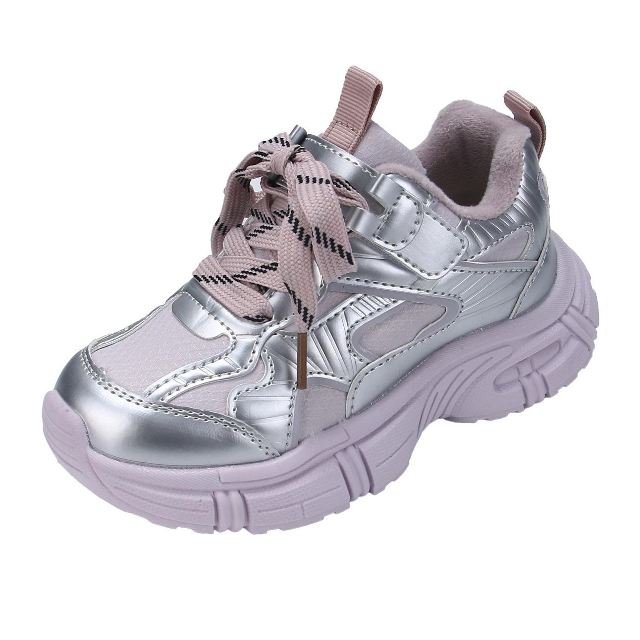 

Зимові жіночі дихаючі легкі взуття, що додає зросту, для невисоких людей - Коледж-стиль, Хіт продажів Size 27, 17 cm фіолетовий