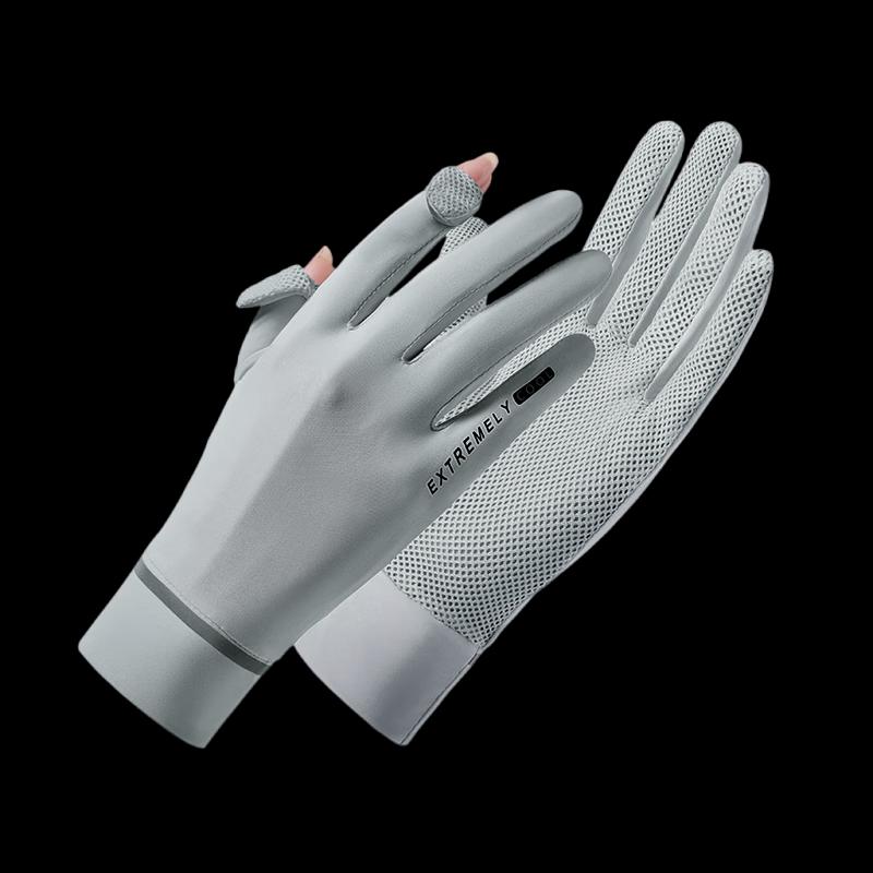 Hengyuanxiang Women's Sun Protection Mesh Gloves