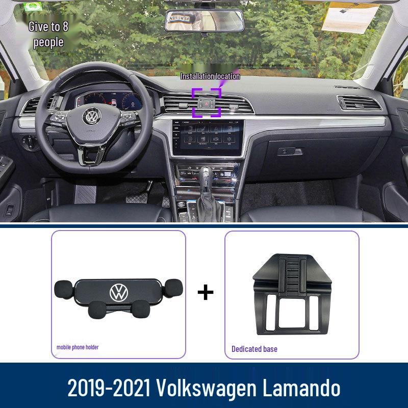 Volkswagen Lamando Držák na telefon do ventilace a klip na navigaci