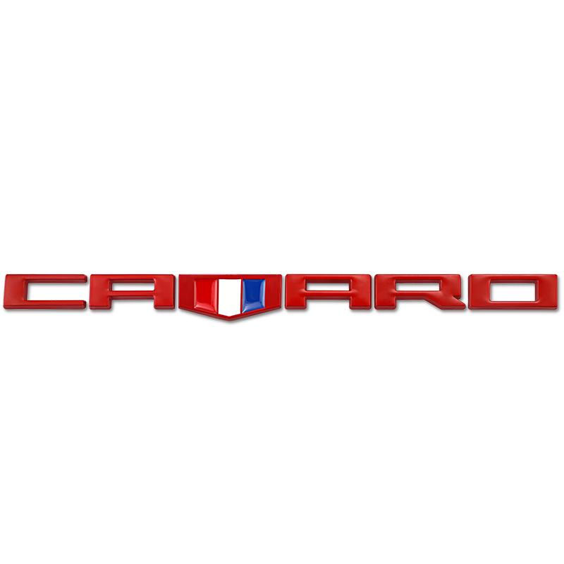 3D CAMARO Letter Auto Stickers Achterklep Embleem Badge Voor Chevrolet Camaro Equinox Traverse Montana Silverado TrailBlazer Suburban