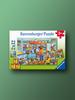 Lass uns zum Markt gehen 2x12 Teile Ravensburger Puzzle ab 3 Jahren