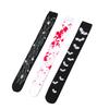 Mote Halloween Blødende Lange Sokker for Kvinner Høst Vinter Cosplay Sokker Over Kneet Svarte Gotiske Punk Strømper