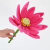 Fiori Artigianali con Scovolini Finiti Fiore di Loto Rosso Grande Artificiale Regalo per Donne Amante Anniversario Festa della Mamma Laurea Decorazione per la Casa