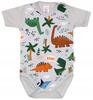 Bodysuit SHORT Sleeve 100% Cotton DINOSAURS Size 68 KLEKLE
