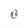 Titanium steel trendy streamer plain ring ins simple male couple index finger ring temperament versatile accessories tide