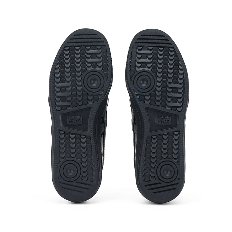 ONITSUKA TIGER Tokuten Textile, Leather Low Top Casual Shoes Unisex Black Gray 1183C531-001