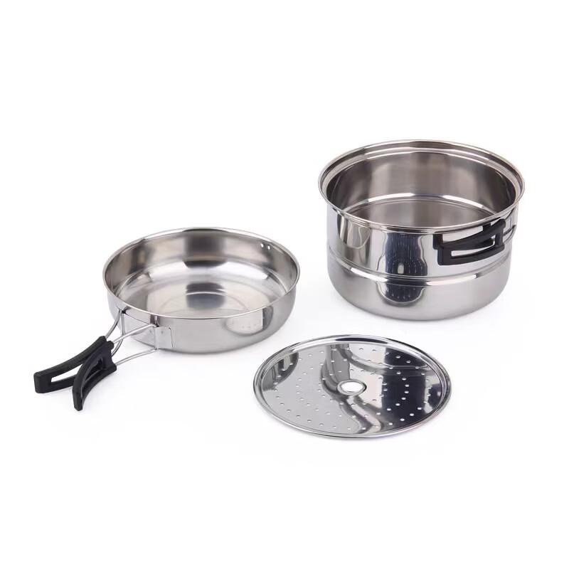 OLOEY Portable Stainless Steel Steamer Pot