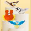 4Pcs Flapping Bird Cat Toy for Indoor, Touch Activated Interactive Cat Toys wtih Flapping Wings & Lively Chirping, Rechargeable