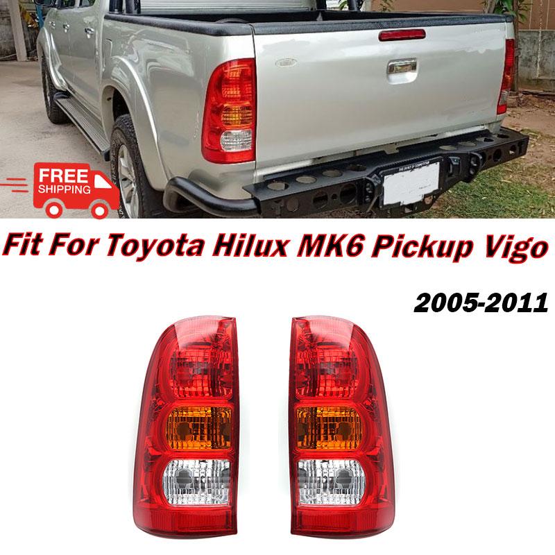 For Toyota Hilux MK6 Pickup Vigo 2005 2006 2007 2008 2009 2010 2011 Rear Tail Lights Brake Signal Lamp 81550-0K010 81551-0K010