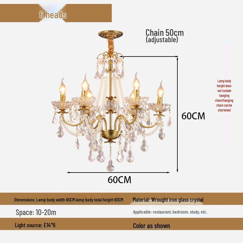 Oeny Light Luxury Crystal Chandelier