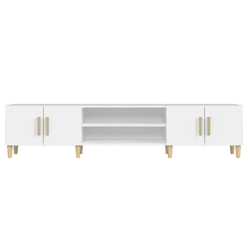 Vidaxl TV Cabinet, White, 180X31.5X40 Cm, Wood-Based Material