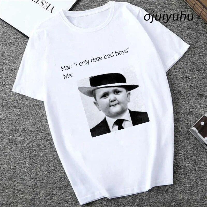 Team Hasbulla Shirt 2024 Damen Kawaii Grafik Hasbulla T-Shirt Unisex Grunge Lustiges Cartoon T-Shirt Mode Niedliche Oberteile Unisex 90er
